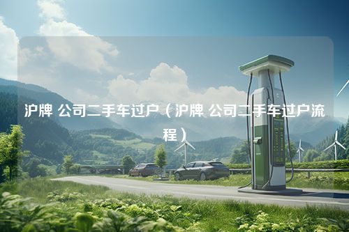 沪牌 公司二手车过户（沪牌 公司二手车过户流程）